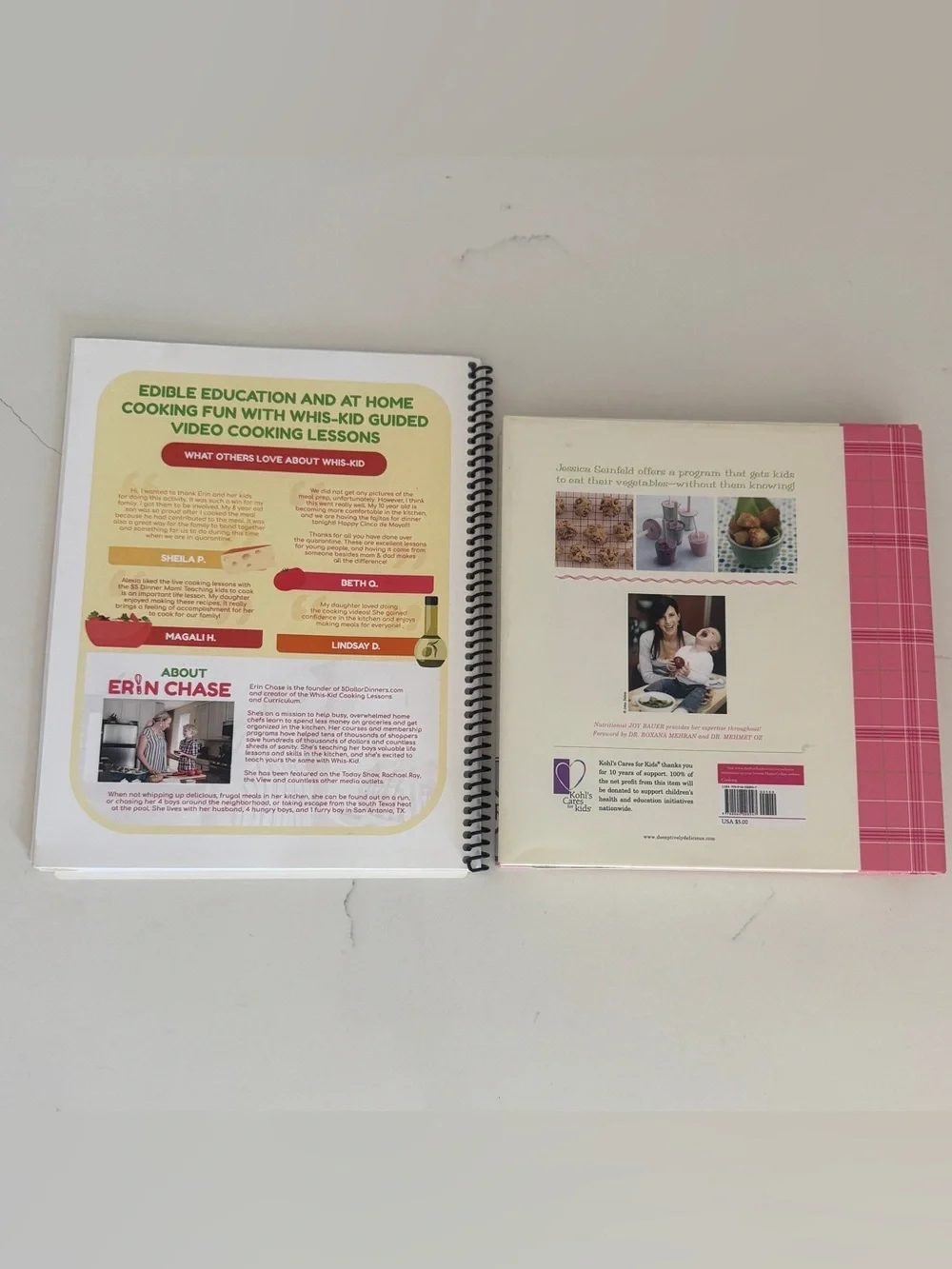 Kids Cooking Cookbook Bundle | Deceptively Delicious + Whis-Kid | Summer Fun